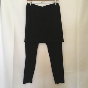 Eileen Fisher legging with skirt attached